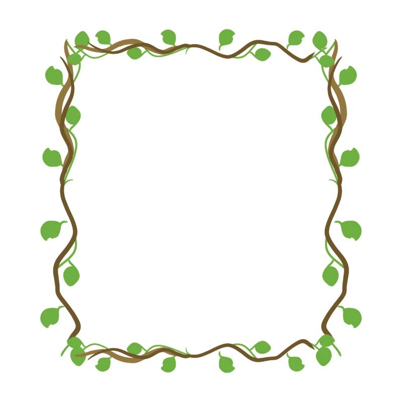 Leaves Square Shape Symbol Square