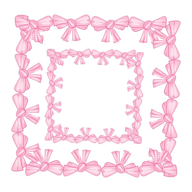 frame square square loop pink