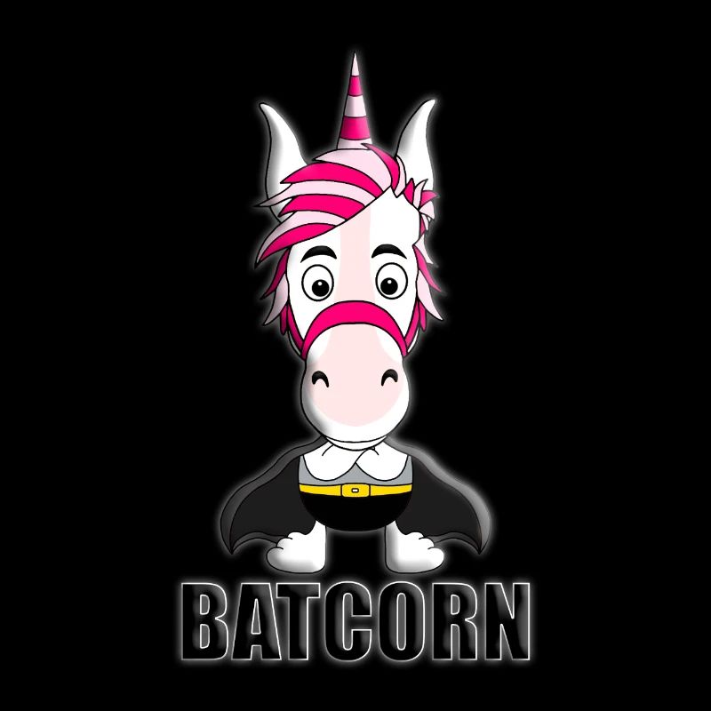 BATCORN - EINHORN - EINHÖRNER - TIER - SUPERHELD