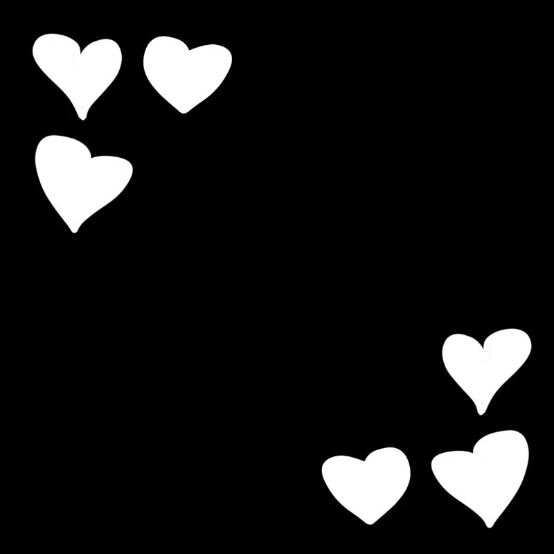 hearts pattern frame symbol heart love