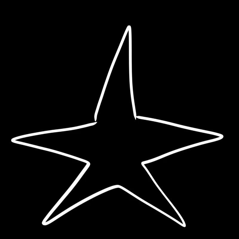Forme du symbole de l’étoile