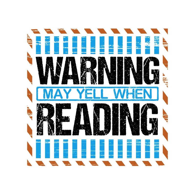 Reader Gift Book Lover Gift May Yell When Reading