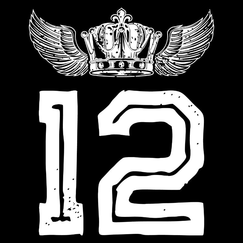 12 Number crown