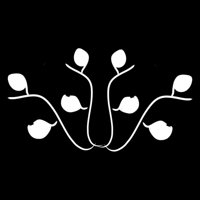 Branches Symbole Lignes de plantes