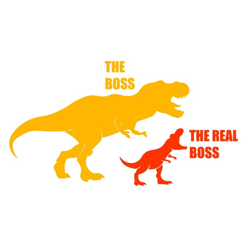 Dad Son T-Rex dinosaurs