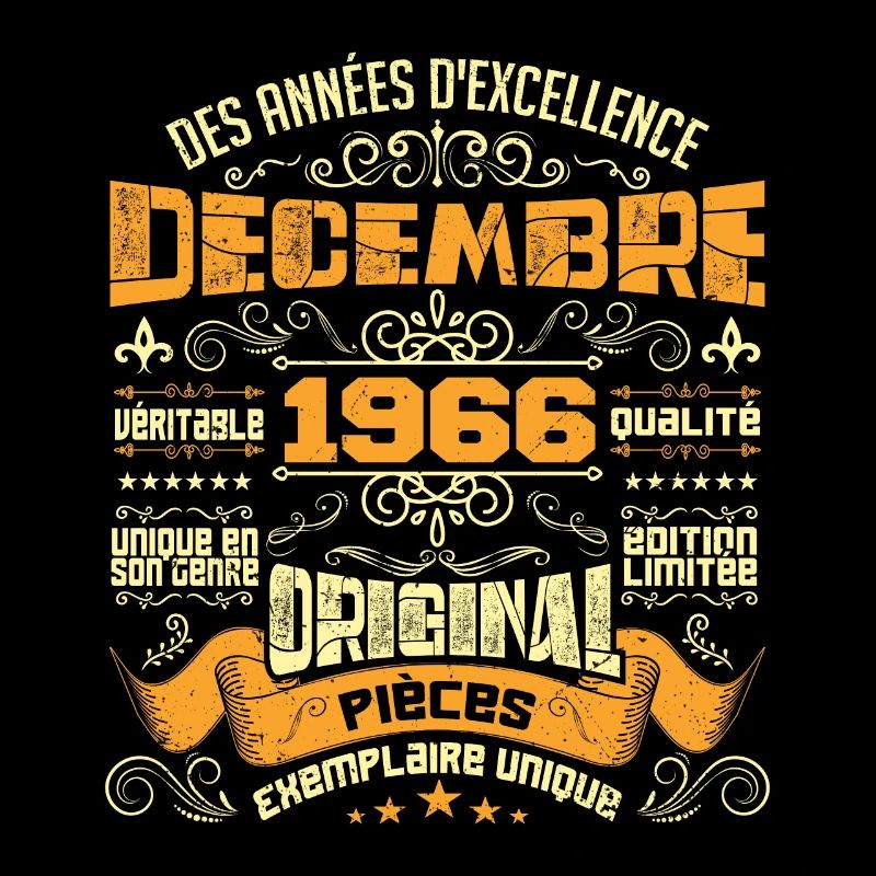 MILLÉSIME DÉCEMBRE 1966 ORIGINAL PIÈCES
