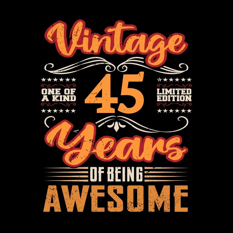 Vintage | 45 birthday gift ideas