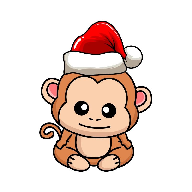 Monkey Comic Christmas