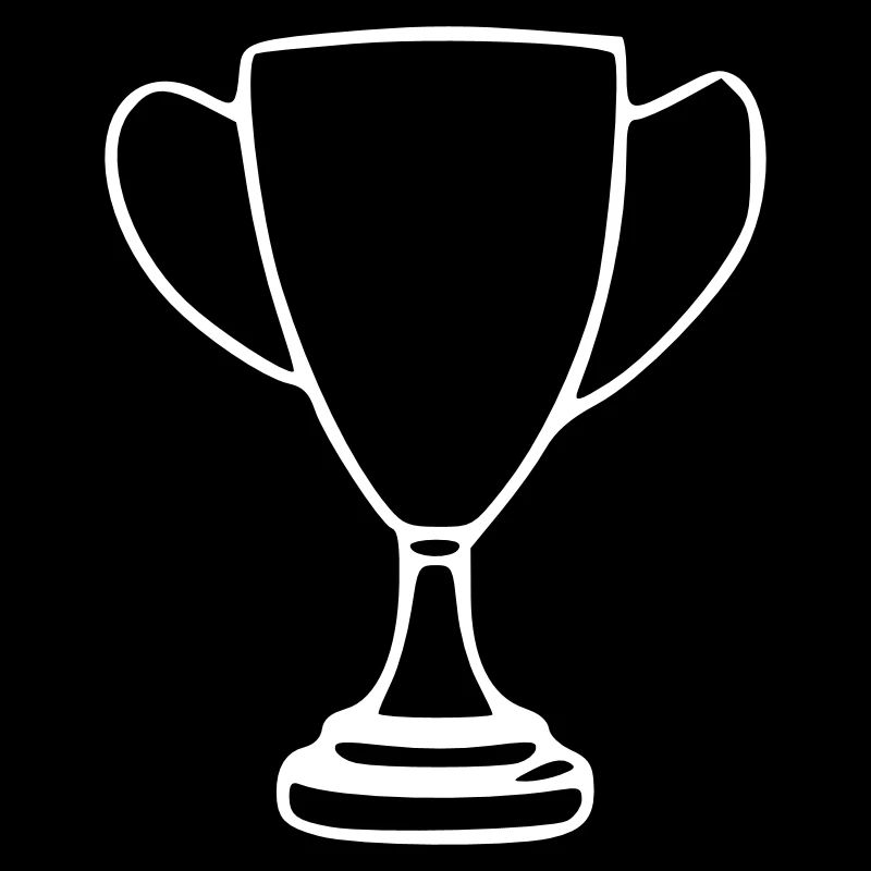 Cup Drawing Win Sketch White