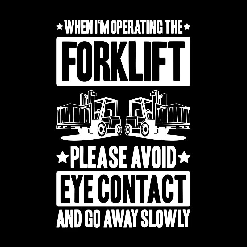 Staplerfahrer Gabelstaplerfahrer Forklift Operator