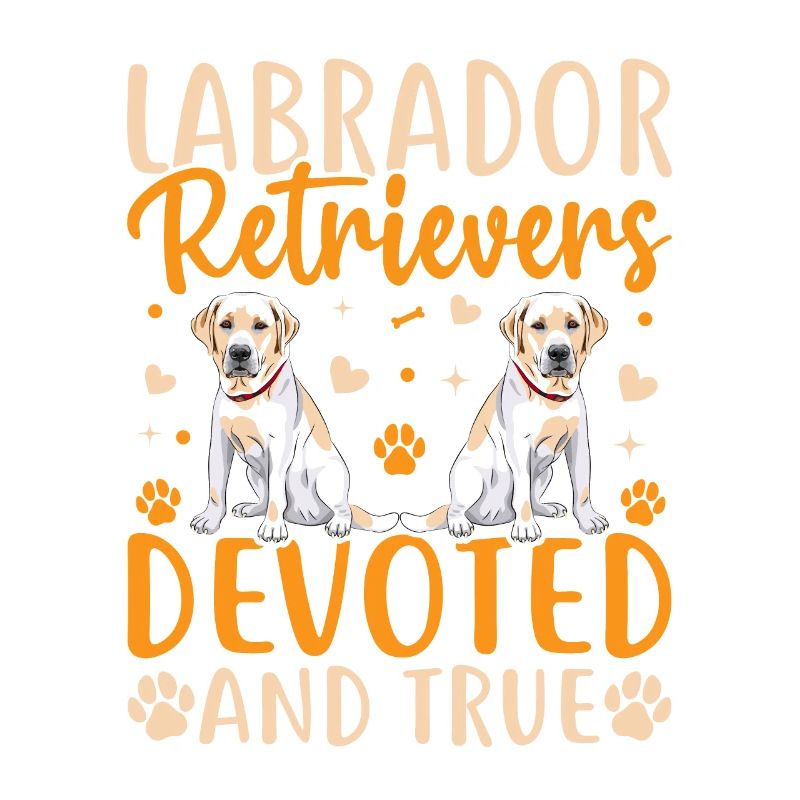Labrador Retrievers dévoués et vrais