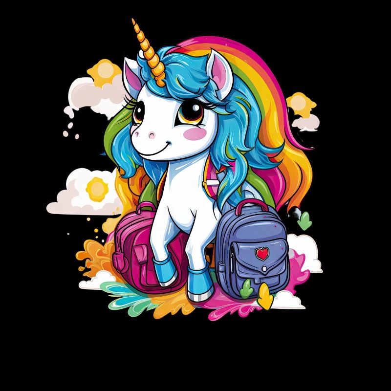 Einhorn Schulkind Einschulung Mädchen Geschenk