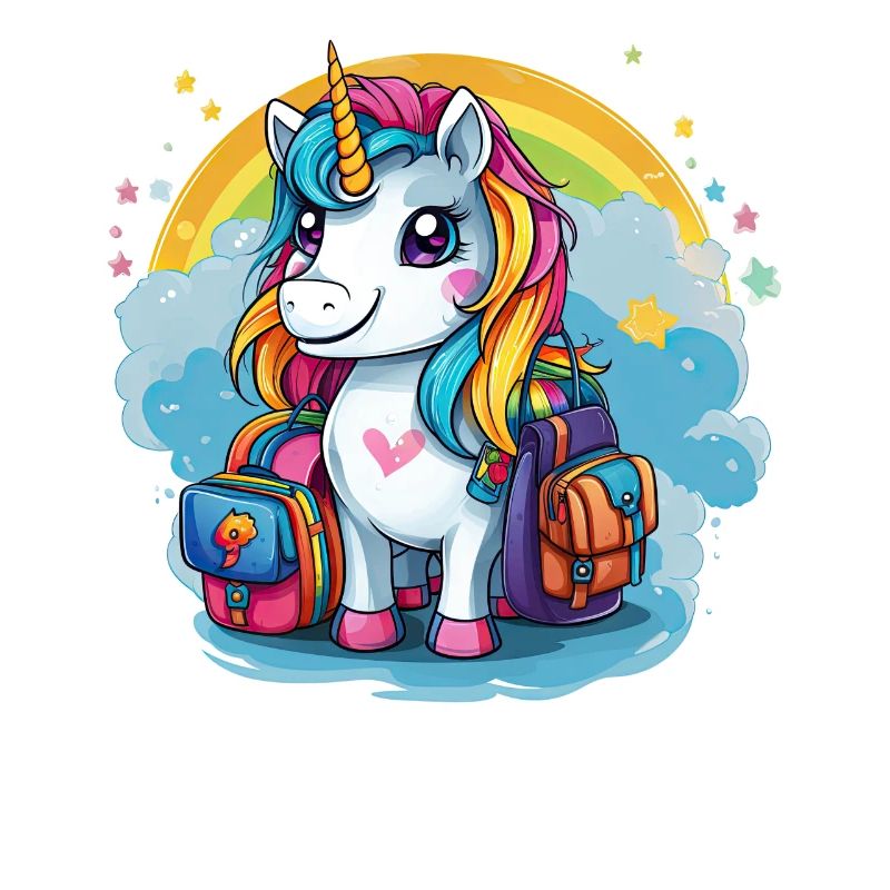 Einhorn Schulkind Einschulung Mädchen Geschenk