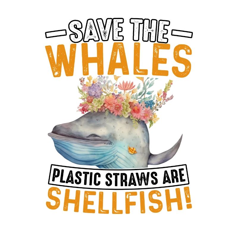Save the whales plastic straws are shellfish