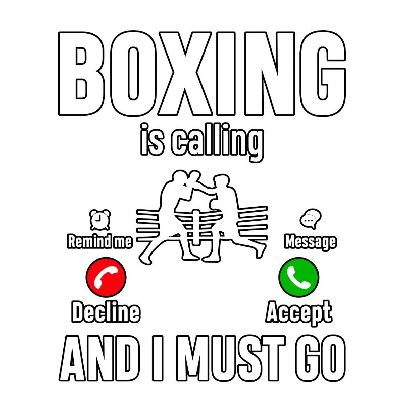 Boxing is calling and I must go