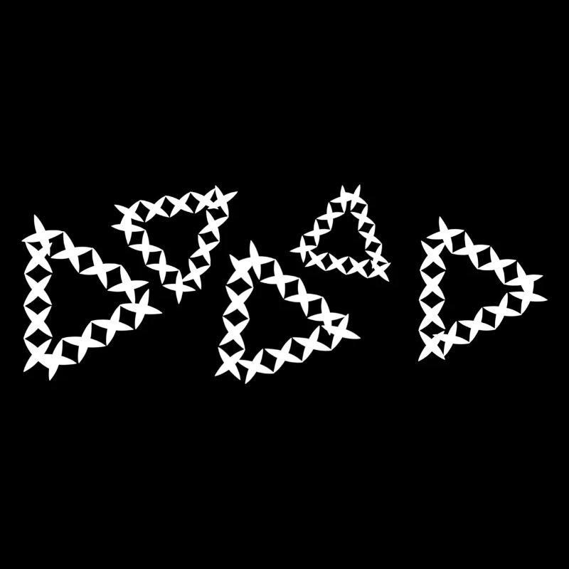 triangular shapes crosses