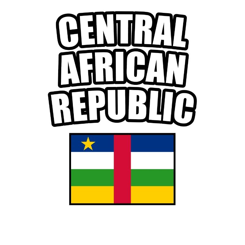 Central African Republic Flag Sango Gift