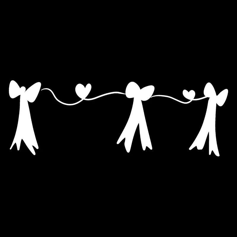 loop line hearts pink symbol