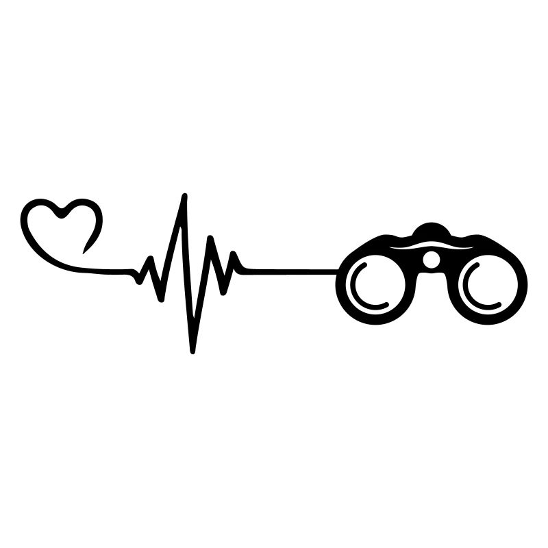 Binoculars Love Pulse Heart