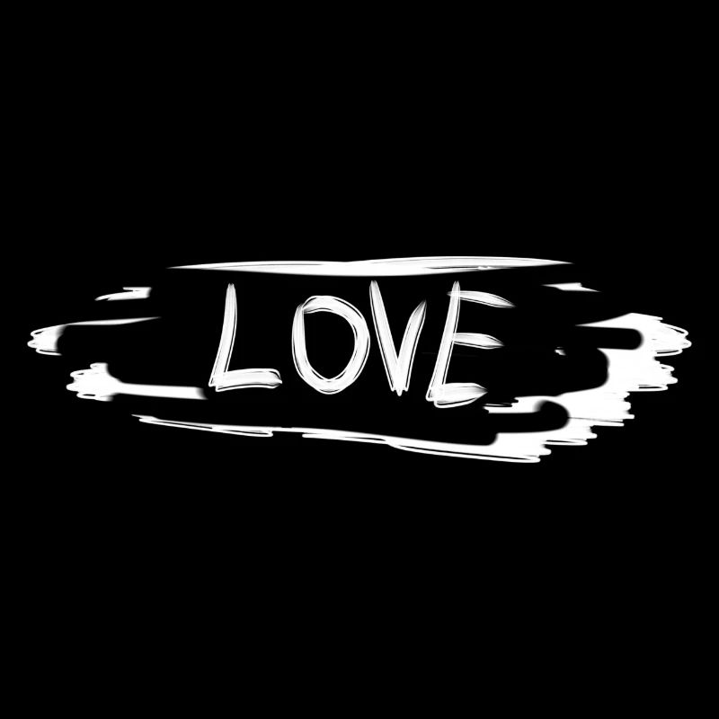 Love Text Pattern Symbol Stroke