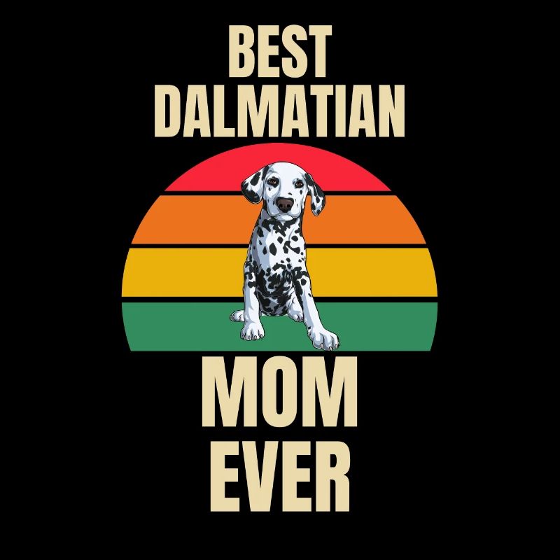 Retro Hunde Mama Hundehalter Muttertag Dalmatiner