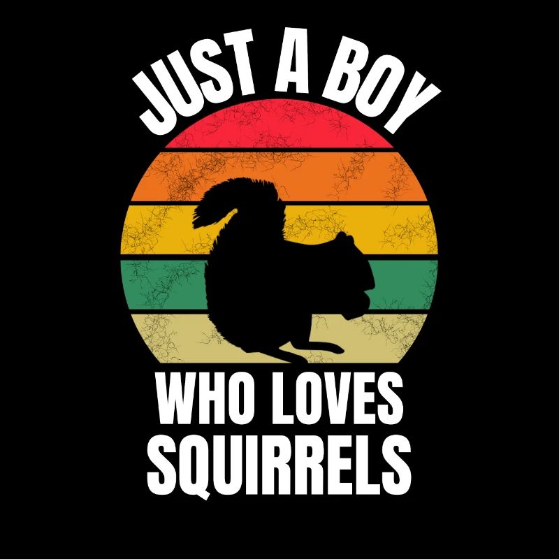 Retro Junge Eichhörnchen