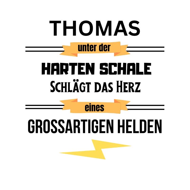 Thomas unter harte Schale eines Großartigen Helden