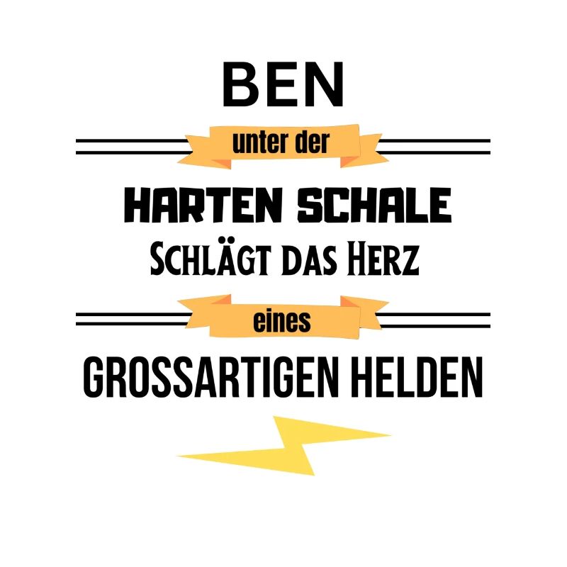 Ben unter harte Schale eines Großartigen Helden
