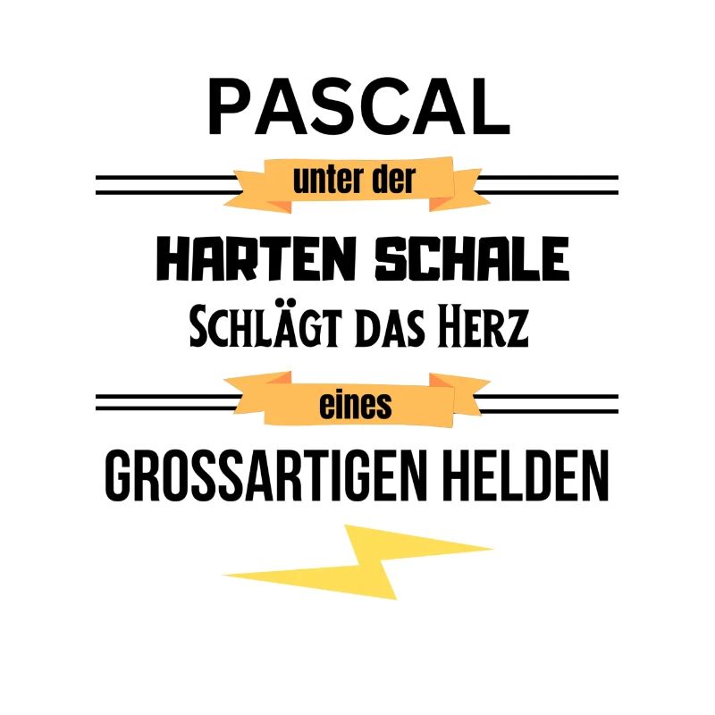 Pascal unter harte Schale eines Großartigen Helden