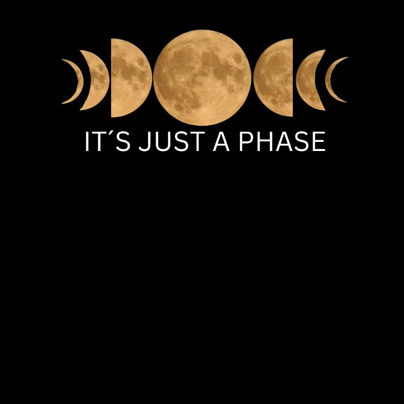 C’est juste une phase - Moon Phases Design