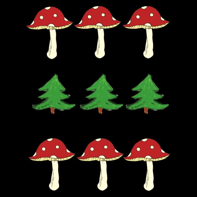 Toadstools and forest