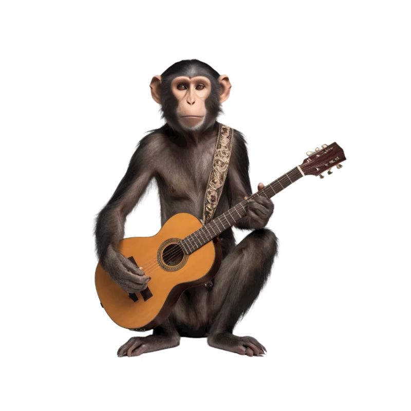 Monkey Gitarre