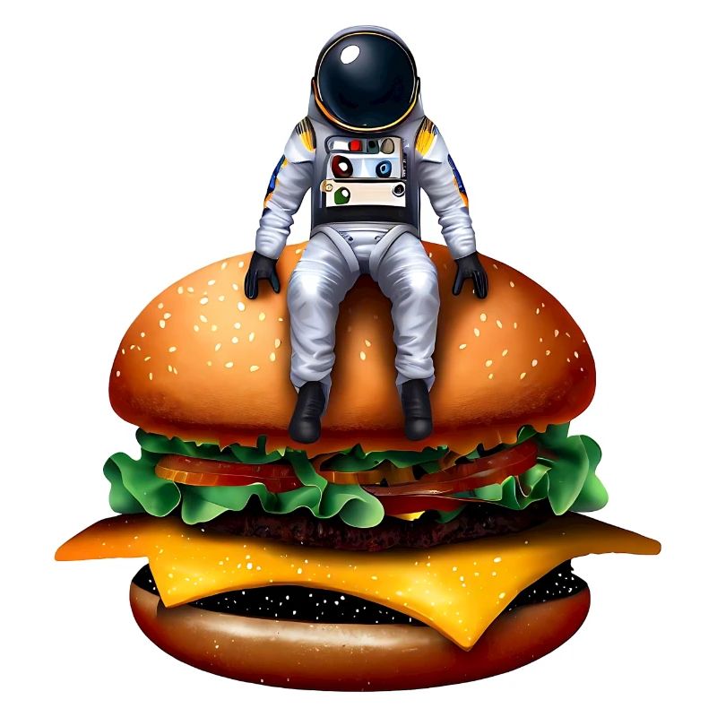 Astronaute spatial Cheeseburger