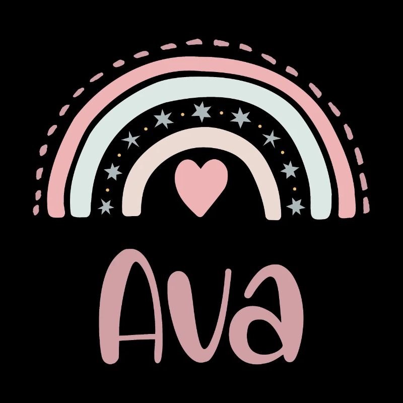 Ava Name Rainbow