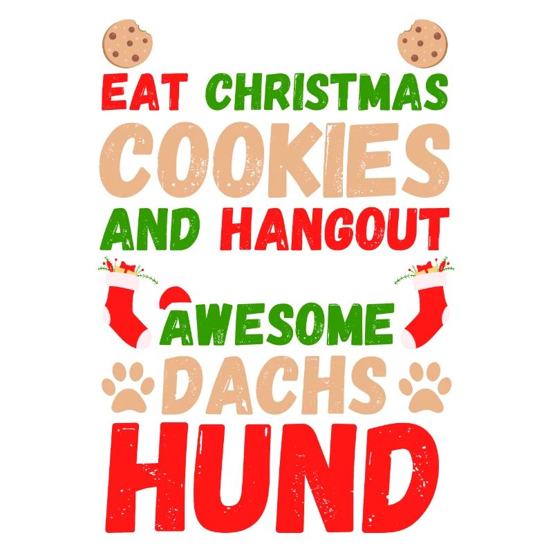 Biscuits teckels de Noël