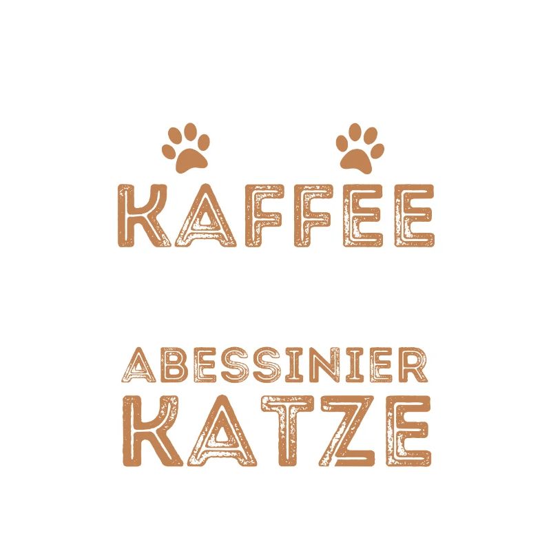 Abessinier Katze Kaffee Cafe