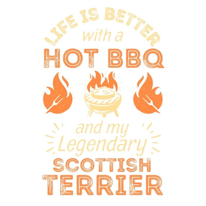 Bbq Grilling et amateurs de terrier écossais
