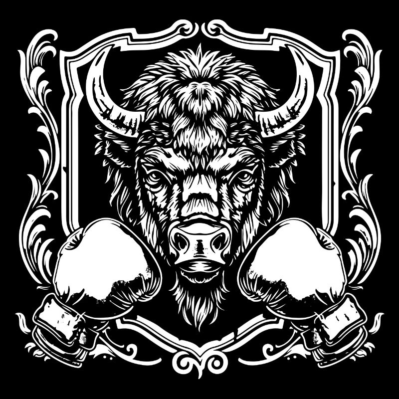 Bison Boxer Boxe MMA
