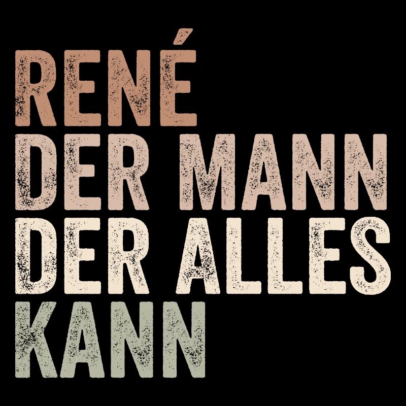 Rene The man who can do everything First name René