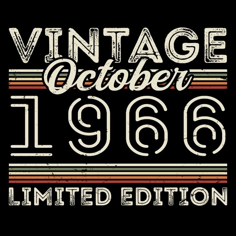 Oktober 1966 Geburtstag October 1966 Birthday Gift