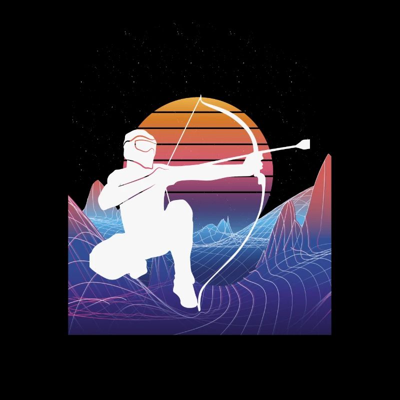 Balise fléchée Vaporwave