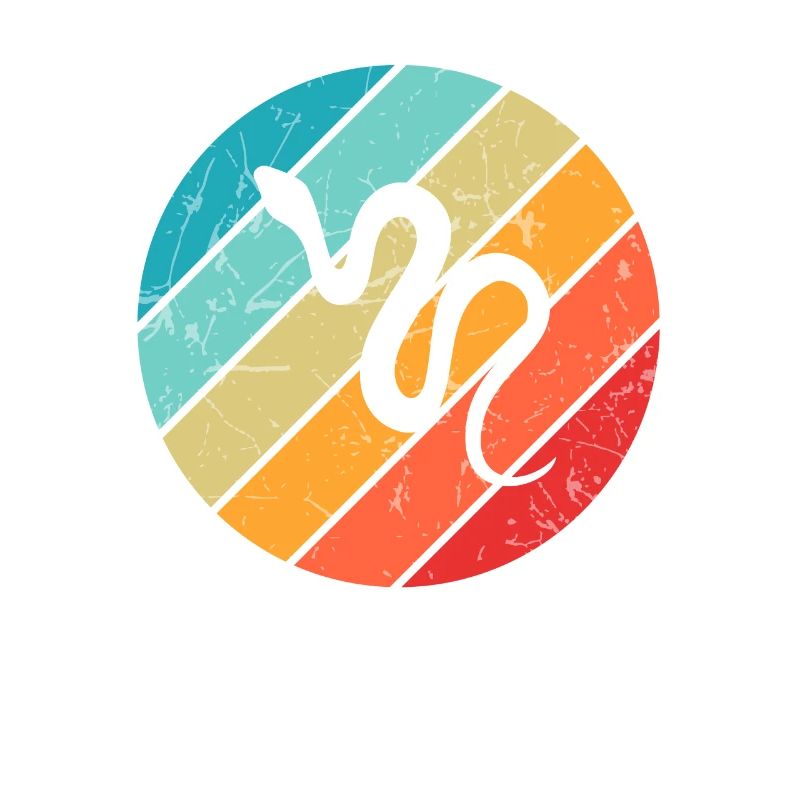 Snake Retro Reptile Python Gift idea