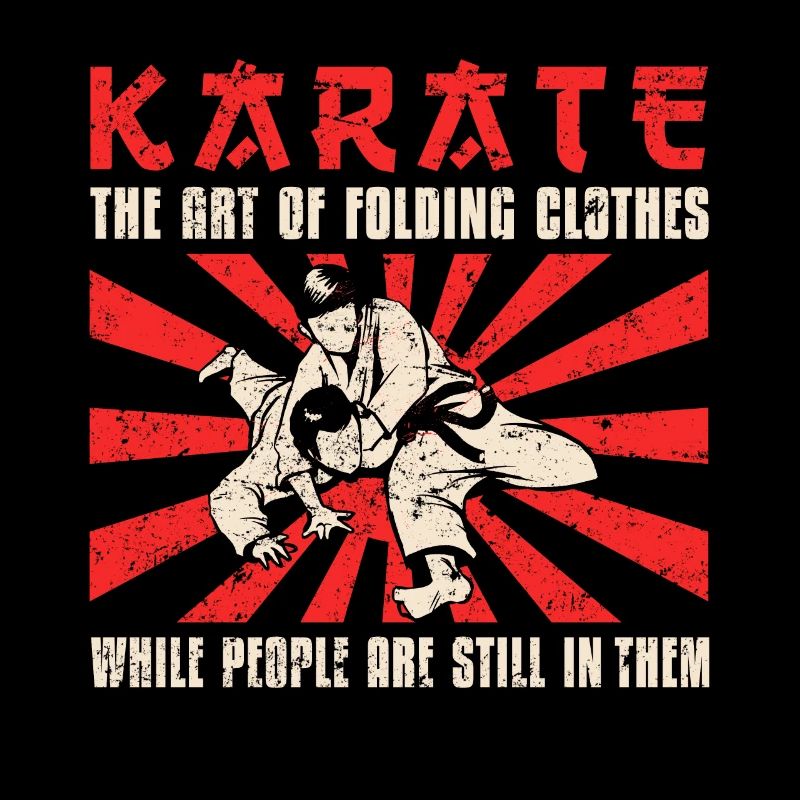 Karate Black Belt Gi Uniform Funny