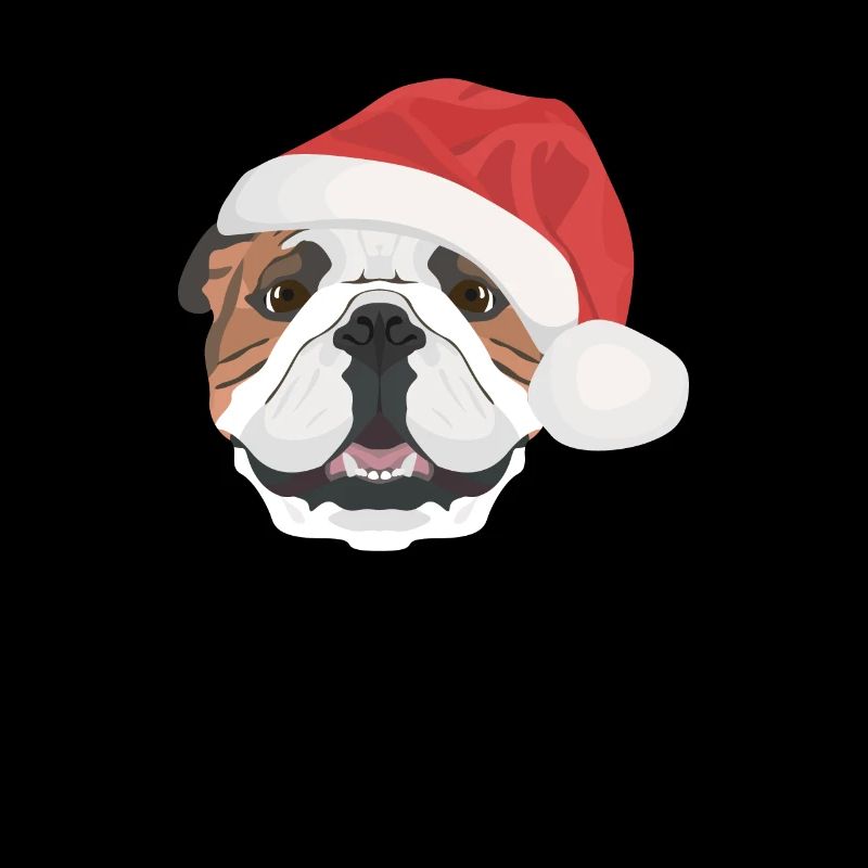 Bouledogue anglais Joyeux Noël