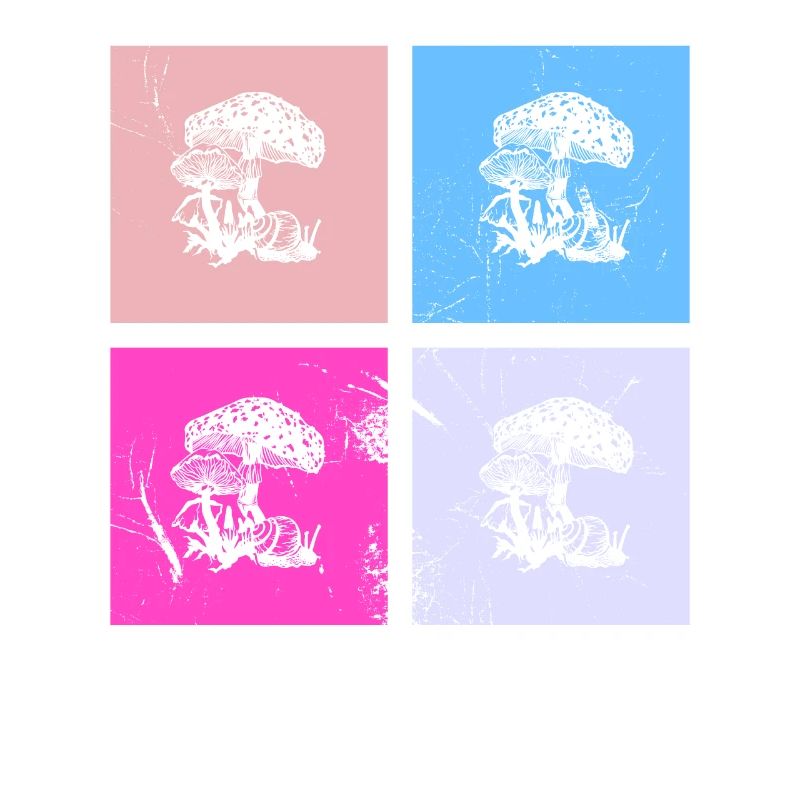 Champignons Champignons Crapaud Crapaud Cadeau Rétro