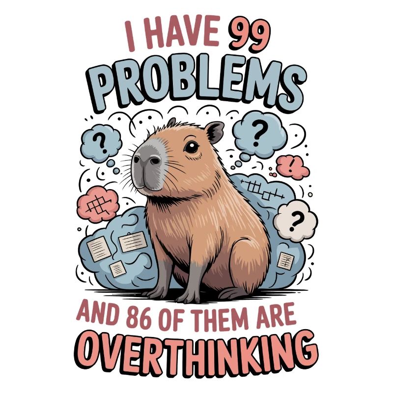 Funny Capybara I Have 99 Problems
