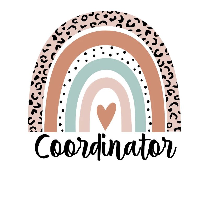 Coordinator Rainbow Leopard Funny Coordinator Gift
