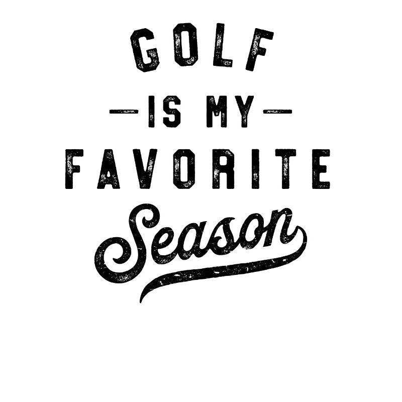 Le golf est ma saison préférée