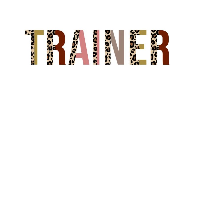 Athletic Trainer Leopard Print Funny Gift