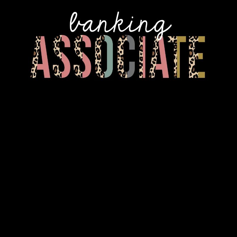 Banking associate Leopard Print Funny Gift